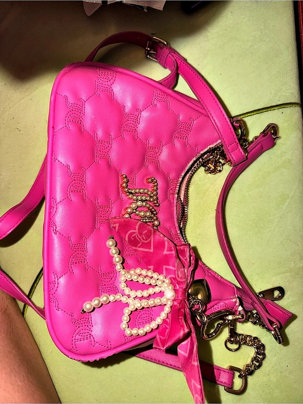 Juicy Couture Pink Crossbody Bag